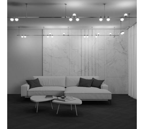 Накладной светильник Maytoni Luna TR149-1-5W4K-PT