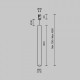 Подвесной светильник Maytoni Focus Led TR156-1-5W3K-PT