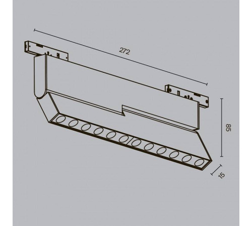 Накладной светильник Maytoni Points Rot TR194-1-12W3K-M-B