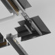 Соединитель угловой внутренний для треков Maytoni Technical TRA239CLS-42.12B