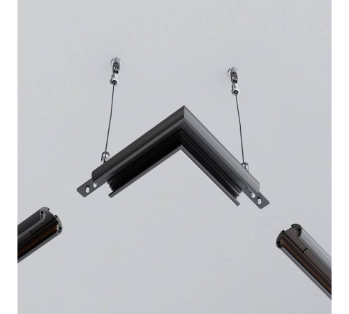 Соединитель угловой L-образный для треков накладных Maytoni Accessories for tracks Exility TRAM034CL-R-41B