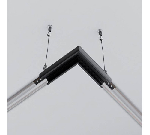 Соединитель угловой L-образный для треков накладных Maytoni Accessories for tracks Exility TRAM034CL-R-41B