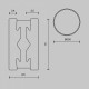 Трек накладной Maytoni Busbar trunkings Flarity TRX154-R-D800-BS