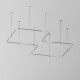 Трек подвесной Maytoni Accessories for tracks Flarity TRX154-RC80-PT