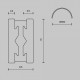 Трек подвесной Maytoni Busbar trunkings Flarity TRX154-SR-D650-PT