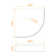 Экран для поддона RGW NP/STYLE 80x80 см 16230410-08