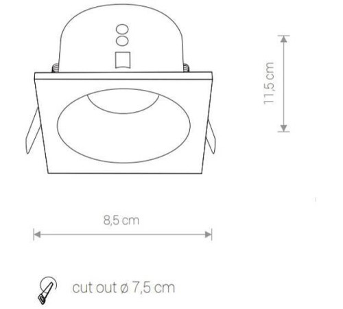 Встраиваемый светильник Nowodvorski Delta 8370