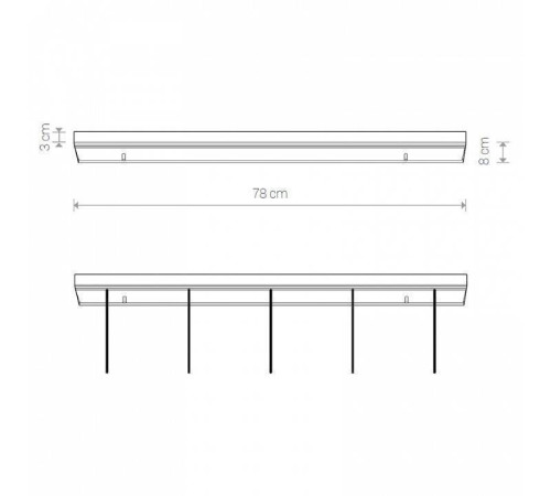 Основание Nowodvorski Cameleon Canopy B 780 BL 8561
