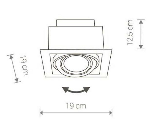 Встраиваемый светильник Nowodvorski Downlight 9575