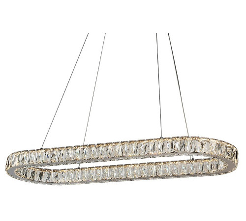 Подвесная люстра Newport 8580/90 C oval chrome