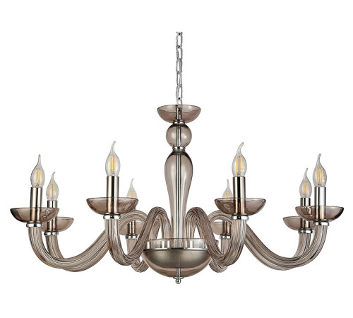 Подвесная люстра Newport ARLETTE 8648/С chrome coffee