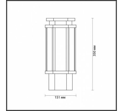 Наземный низкий светильник Odeon Light Gino 4048/1B
