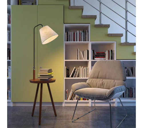 Стол журнальный с торшером Odeon Light Kalda 4666/1F