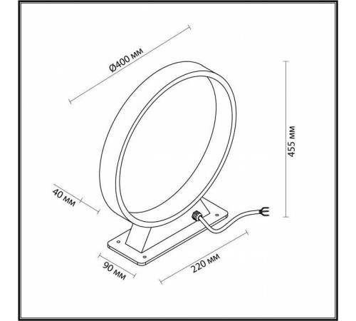 Светильник уличный наземный Odeon Light Uvo 6615/6FL