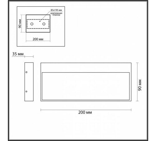Накладной светильник Odeon Light Vitty 6649/5WL3