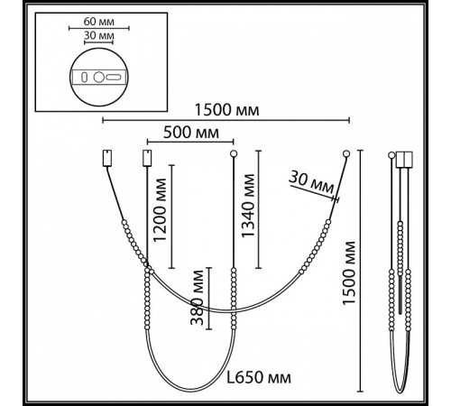 Подвесной светильник Odeon Light HIGHTECH 7149/24CL