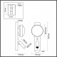 Бра с подсветкой Odeon Light Albergo 7163/9WL