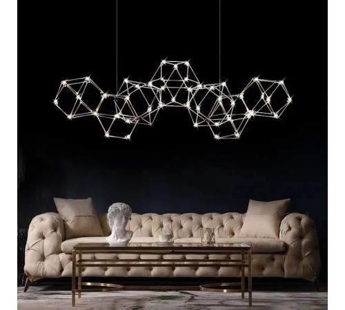 Подвесная люстра O-LUCE Bjork в линию без вставок 10964-3