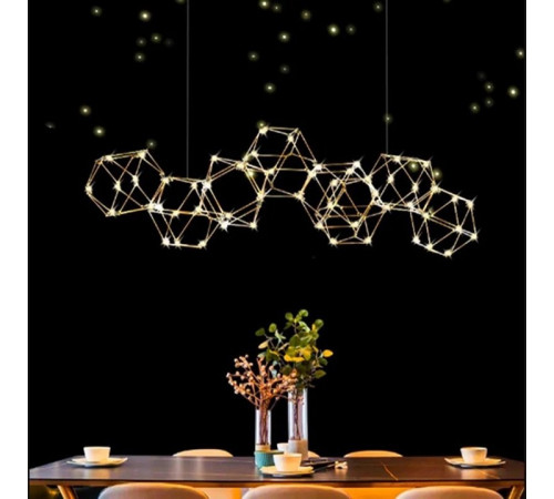 Подвесная люстра O-LUCE Bjork в линию без вставок 1096411-7