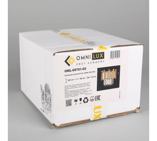 Накладной светильник Omnilux Gaeta OML-69701-02