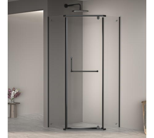 Душевой уголок RGW Passage PA-081B 800x800 мм черный 35088188-14