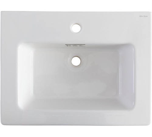 Раковина накладная Allen Brau Fantasy Flat 615х465 мм белый 4.11023.20