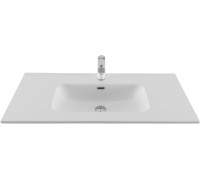 Раковина-столешница Aquanet Flat 100 белый матовый 00330426