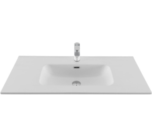 Раковина-столешница Aquanet Flat 100 белый матовый 00330426