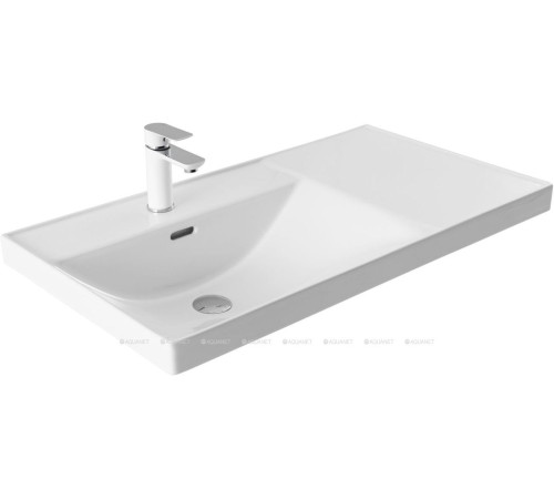 Раковина-столешница Aquanet Side 90 A комплект 2 00347438