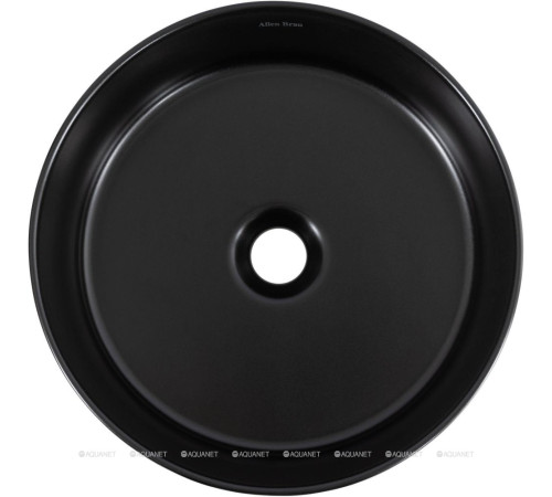 Раковина накладная Allen Brau Fantasy Line Ø360 мм черный матовый 4.11032.31