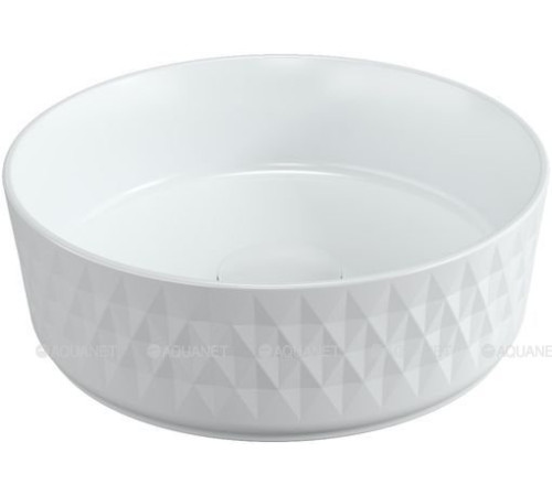 Раковина накладная Allen Brau Fantasy Romb Ø360 мм белый 4.11033.20
