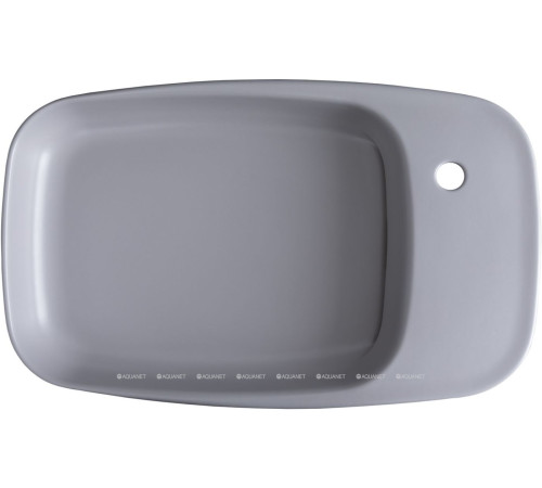 Раковина накладная Allen Brau LIBERTY 2 с щелевым сливом 700x426 мм антрацит 4.32012.AN