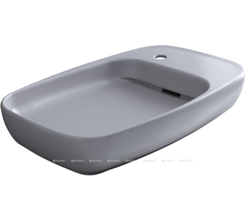 Раковина накладная Allen Brau LIBERTY 2 с щелевым сливом 700x426 мм антрацит 4.32012.AN