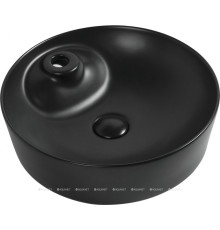 Раковина накладная Aquanet Moon-2-MB 430х430х130 мм черный матовый MOON-2-MB