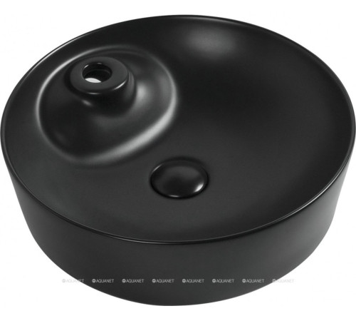 Раковина накладная Aquanet Moon-2-MB 430х430х130 мм черный матовый MOON-2-MB