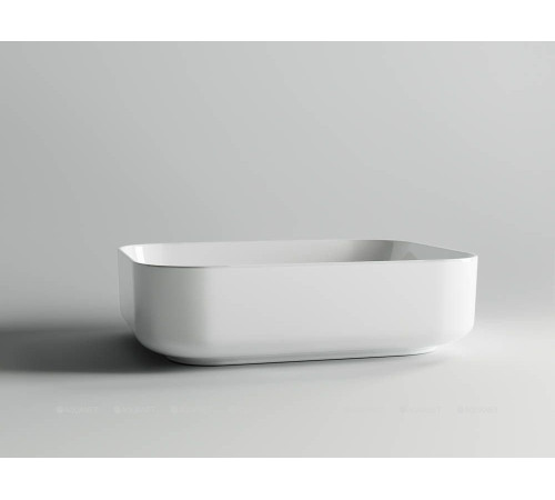 Раковина накладная Ceramica Nova ELEMENT 500х390х130 мм прямоугольная CN6011