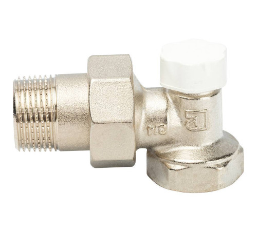 Клапан радиаторный угловой LUXOR Easy DS 122 3/4 для стальных труб 11062700