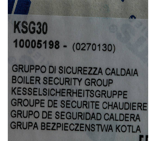 Группа безопасности котла Watts KSG 30 3 бар до 50 кВт 10005198