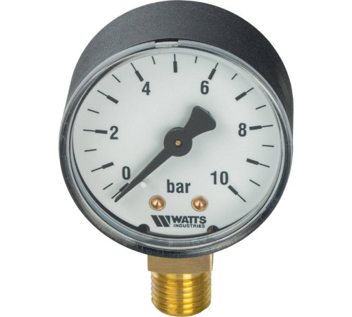Манометр радиальный Watts F+R200 (MDR) 50 мм 1/4 10 бар 10007380