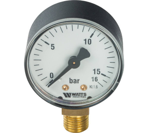 Манометр радиальный Watts F+R200 (MDR) 50 мм 1/4 16 бар 10007384