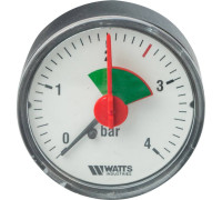 Манометр аксиальный Watts F+R100 50 мм 1/4 0-4 бар 10008089