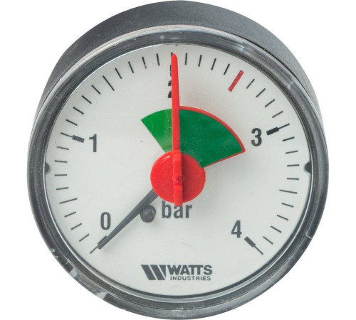 Манометр аксиальный Watts F+R100 50 мм 1/4 0-4 бар 10008089