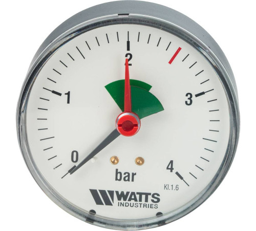 Манометр аксиальный Watts F+R150 80 мм 1/4 0-4 бар 10008022
