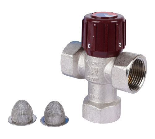 Клапан термостатический подмешивающий Watts AM6111C AQUAMIX 1 32-50°C 10017423