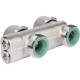 Перекрестный узел Meibes D2/50 прямой 3/4 ВР х 3/4 HP F10078