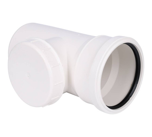 Ревизия канализационная Sinikon Comfort Plus D 110 мм с крышкой 516007.K