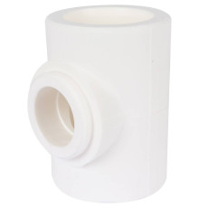 Тройник переходной Kalde 75x50x75 мм полипропиленовый белый 3212-tio-755075