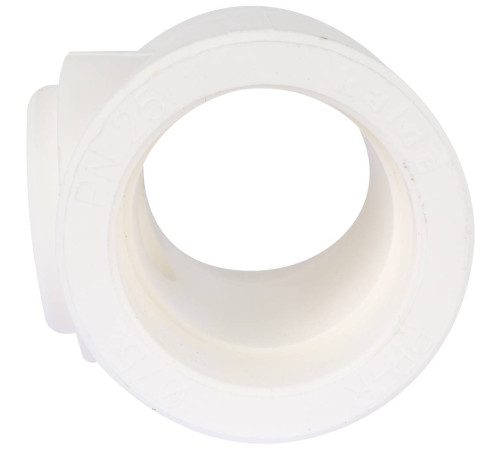 Тройник переходной Kalde 75x50x75 мм полипропиленовый белый 3212-tio-755075