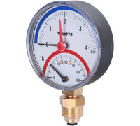 Термоманометр радиальный Watts 80 мм 4 бар 10025526