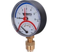 Термоманометр радиальный Watts F+R828 TMRP 80 мм 1/2 6 бар 10018749